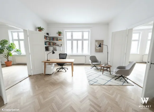 Bürofläche im Stilaltbau – ca.183 m² | UNBEFRISTETER MIETVERTRAG | 1 Gehminute Wien Mitte Landstraße | Nähe Bezirksgericht Innere Stadt - Bild