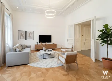 Wiener Altbaujuwel nahe Karlsplatz | 3 Zimmer, Terrasse & 3,80 m Raumhöhe