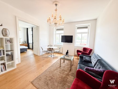 Stilvoller Luxus trifft Altbauflair – Traumhafte 3-Zimmer-Wohnung im 15. Bezirk | U3 & U6 Westbahnhof
