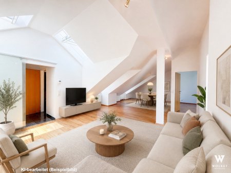 Charmante Dachgeschosswohnung mit Terrasse in Ruhelage – 19. Bezirk