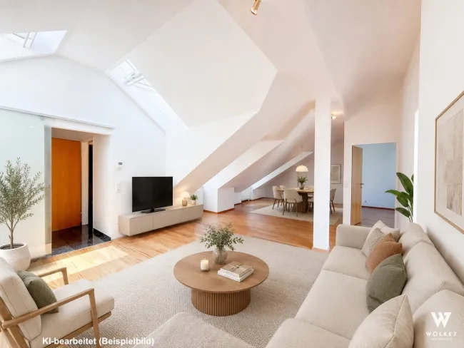 Charmante Dachgeschosswohnung mit Terrasse in Ruhelage – 19. Bezirk - Titelbild