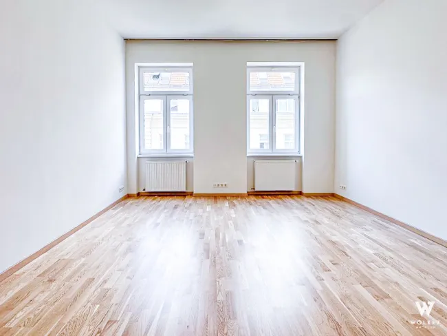 Sanierte Altbauperle – Helle 1-Zimmer-Wohnung in zentraler Lage von 1150 | Separate Küche | verkehrsberuhigt | 5 Minuten Fußweg zum Westbahnhof - Bild