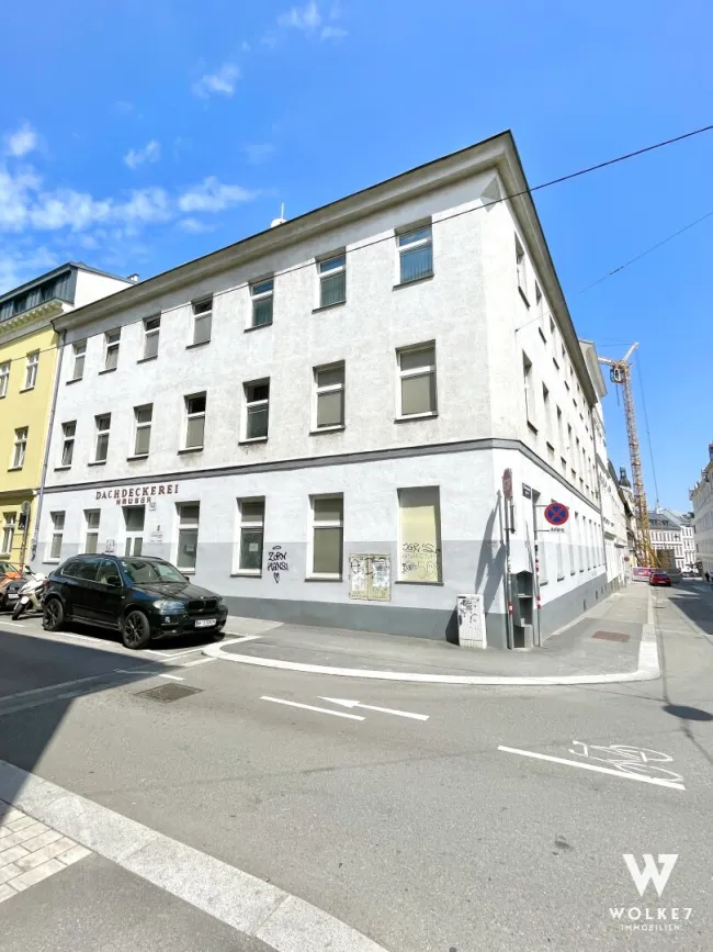 Eck-Zinshaus mit DG-Potential | Geblergasse nähe Elterleinplatz - Bild