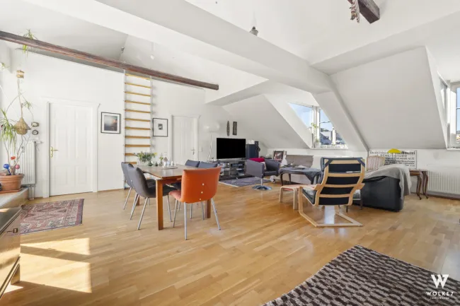 Großzügiges Wohnen mit Loft-Charakter – 120m², Terrasse & Tiefgaragenplatz - Bild