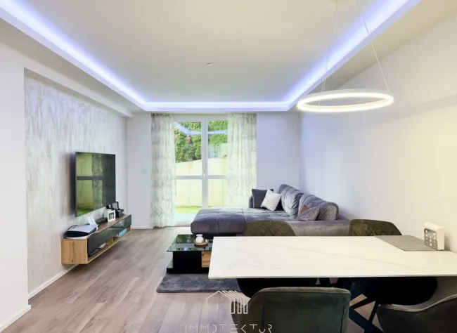 🌿 WOHNEN MIT EIGENEM GRÜN: Moderne 2-Zimmer-Wohnung mit Tiefgarage in Wetzelsdorf - Bild