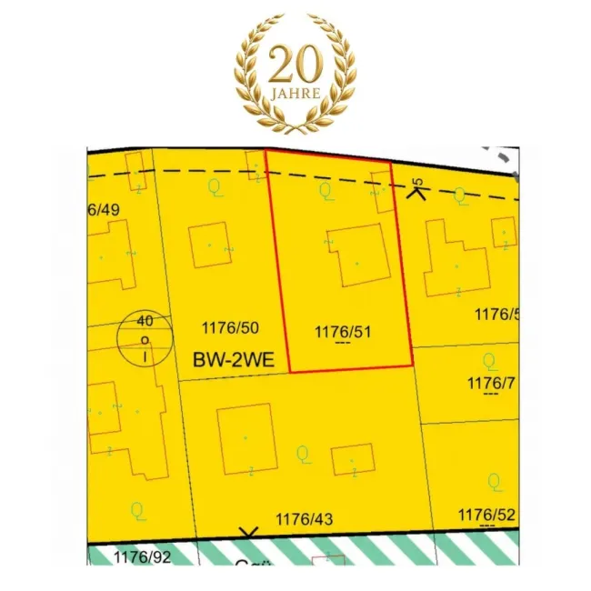 Großes Grundstück mit 1.183 m² in ruhiger Lage (Teilung des Grundstücks möglich) - Titelbild