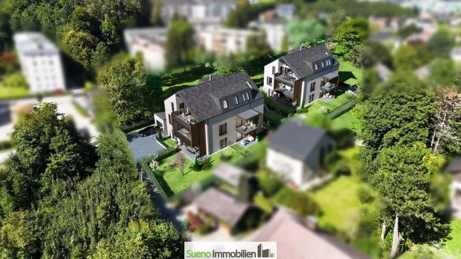 NEUBAU 3-Zimmer-Gartenwohnung mit großer Terrasse, Eigengarten, Tiefgarage - Bild