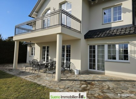 PREMIUM-Wohnhaus in Marchtrenk mit Doppelgarage, Balkon(e), Terrasse, Grillhaus, Keller!