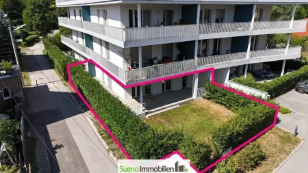 Gartenwohnung Top 5 pink umrandet