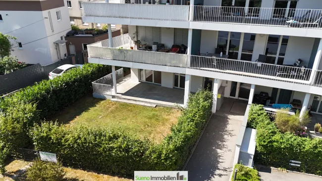 Gartenwohnung Top 5 pink umrandet