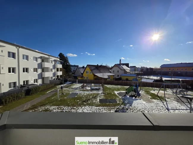 Aussicht nach Süd Osten von der Loggia im Winter