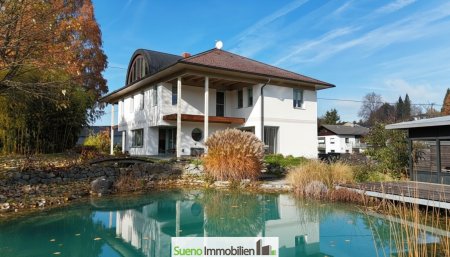 TRAUM-Garten mit Schwimmteich - großes Haus mit 3 Etagen (KG/EG/OG)