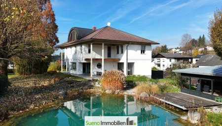 TRAUM-Garten mit Schwimmteich - großes Haus mit 3 Etagen (KG/EG/OG)