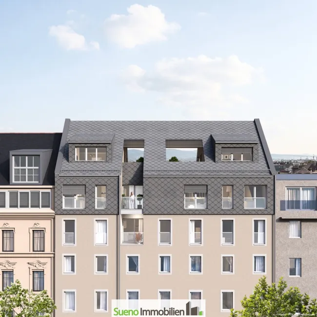 Visualisierung Fassade nach Fertigstellung
