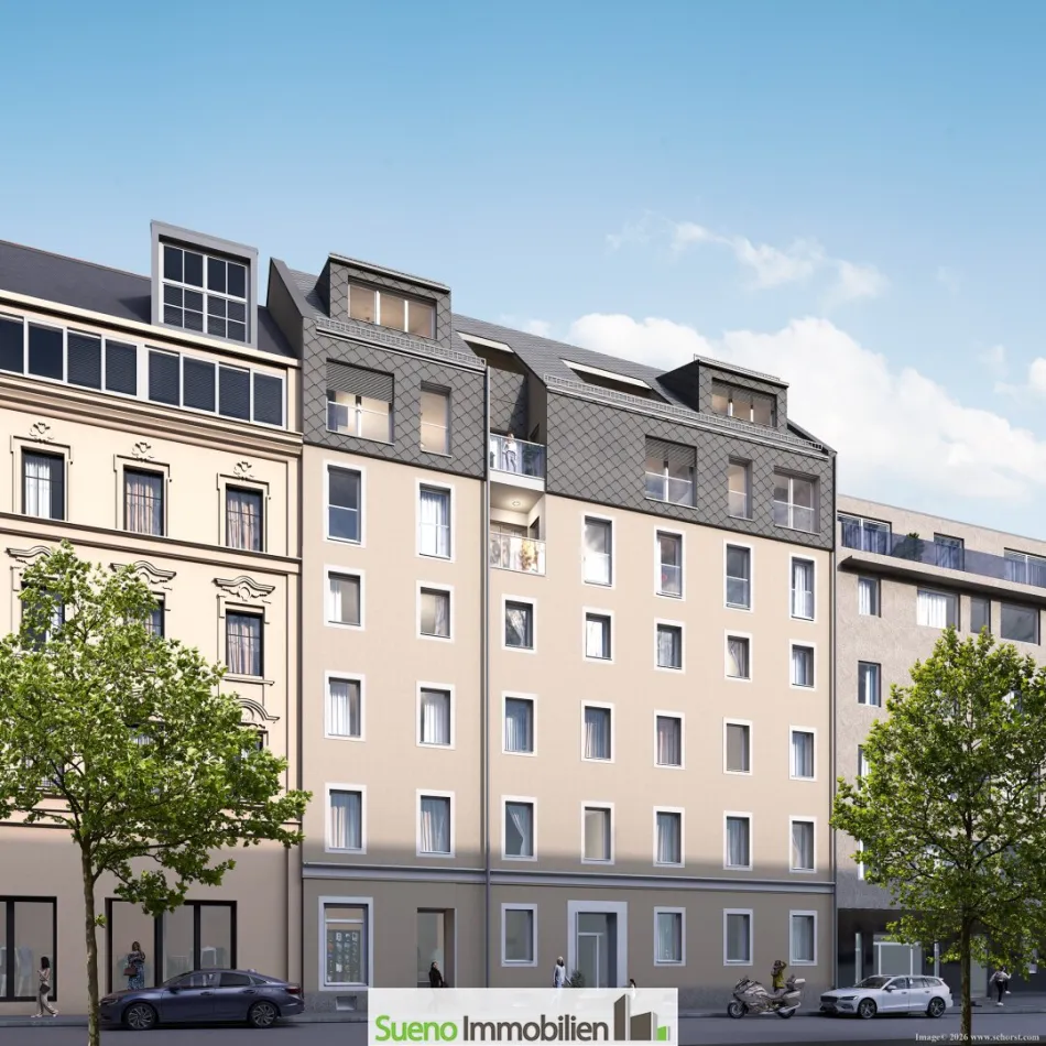 Visualisierung Fassade nach Fertigstellung