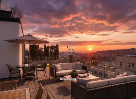 Luxus-Penthouse in 1190 Wien: Skyline mit 263m², 6 Zimmer, 4 Balkone, 3 Garagen, Erstbezug!