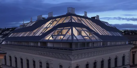Das Penthouse Frontansicht Visualisierung