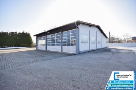 7133m² Betriebsliegenschaft - Betriebshalle, Wohnhäuser, Büro, Garagen, Betriebstankstelle, Baugrund - Projekt für große Arbeiterunterkunft