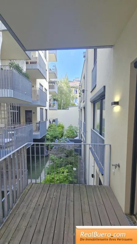 1. Ebene - Balkon Ansicht 1 derzeit
