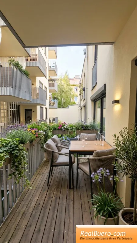 1. Ebene - Balkon / Vorschlag: so könnte man ihn gestaten