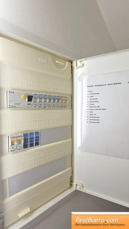 Erdgeschoß - Sicherungskasten im Abstell - bzw. Wirtschaftsraum