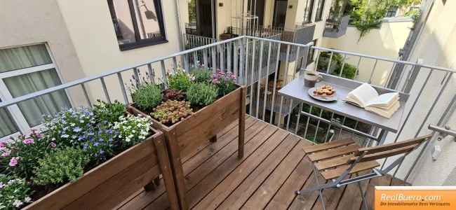 2. Ebene - Terrasse bei der Galerie / Vorschlag: so könnte man ihn gestaten