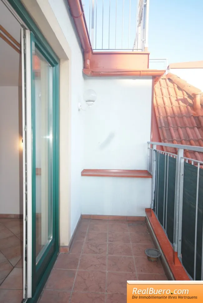 Balkon bei der Küche