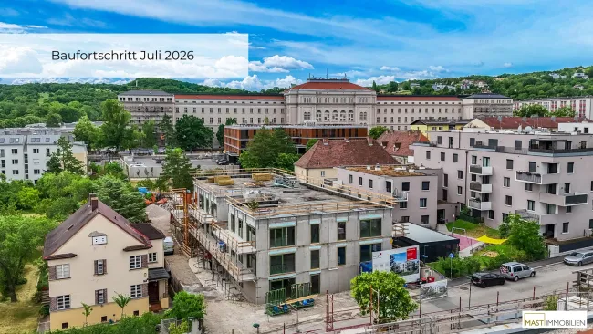 *Frühjahr 2027* 3-Zimmer Wohnung mit 20qm Balkon - Bild