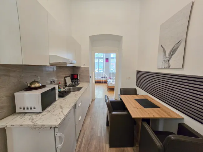 Wohnung 2) Wohn-/Schlafzimmer