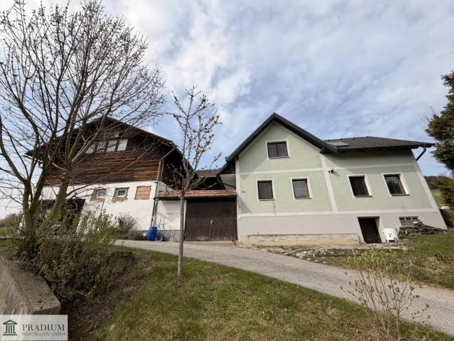 Exklusiver Pferdehof mit 2 Wohneinheiten, Reithalle & großem Grund in Hochneukirchen - Bild