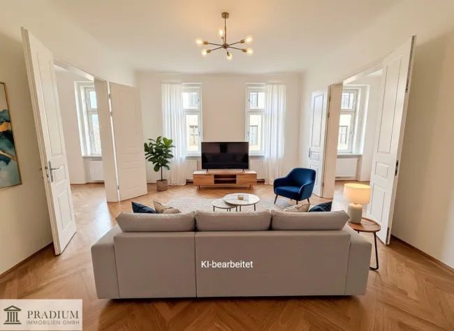Generalsanierte 3-Zimmer-Wohnung in 1090 Wien – ideal für Ärzt:innen, Studierende oder WGs! - Bild