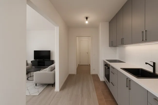 Helle renovierungsbedürftige 2,5-Zimmer Wohnung - Bild