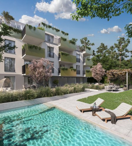 Erstbezug 2026: Gartenwohnung im Luxusprojekt mit Pool und Outdoorküche