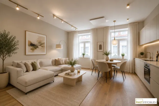 *ERSTBEZUG NACH GENERALSANIERUNG* Charmante 1-Zimmer-Altbauwohnung beim Clemens-Hofbauer-Park - Titelbild