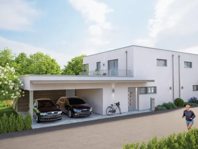 Kaiserallee Grafenstein - Doppelhaushälfte schlüsselfertig! Willkommen zu Hause - Titelbild