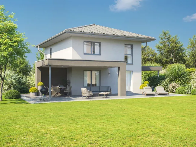 Familienfreundliches Einfamilienhaus mit sonnigem Südgrundstück in Grafenstein I LIVIN EFH 129 - Titelbild