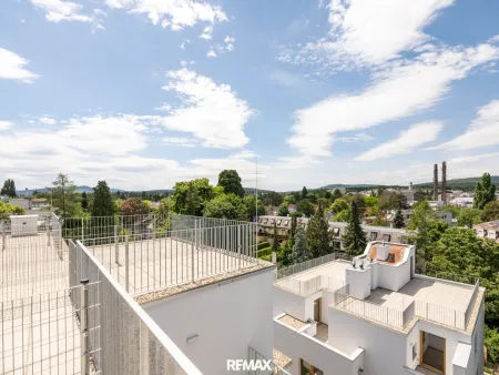 Attraktive 2-Zimmer-Wohnung mit Dachterrasse !