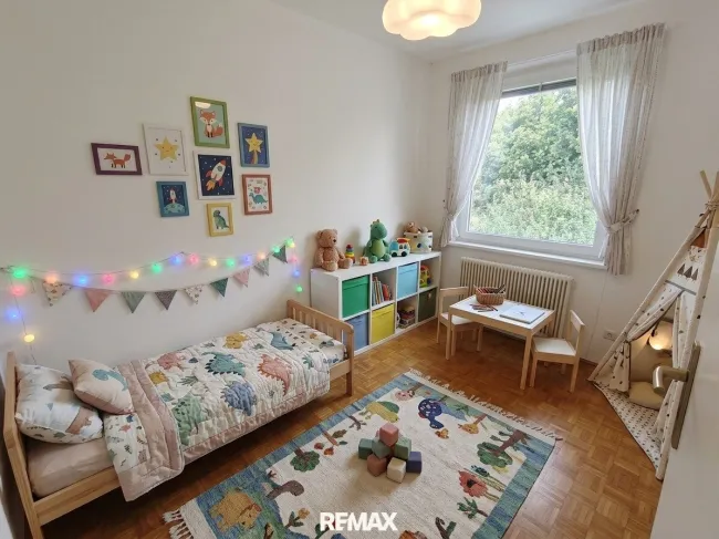 Schlafzimmer 1 - Einrichtungsbeispiel als Kinderzimmer