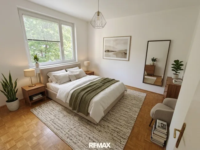 Schlafzimmer 3 - Einrichtungsbeispiel als Master Bedroom