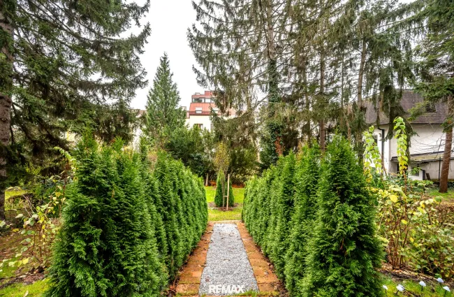 Ruhige Gartenseite