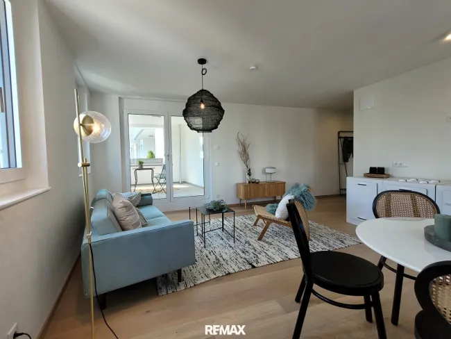 Elegante 2 Zimmer-Wohlfühlwohnung, Erstbezug, Loggia, Erdwärme - Bild