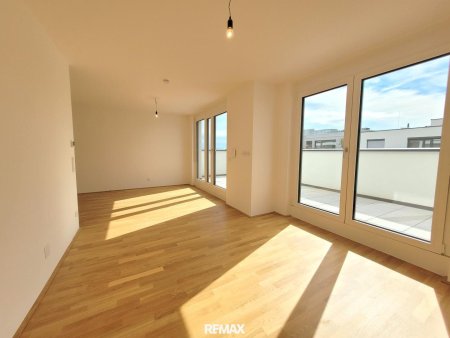 Wohnzimmer mit Terasse