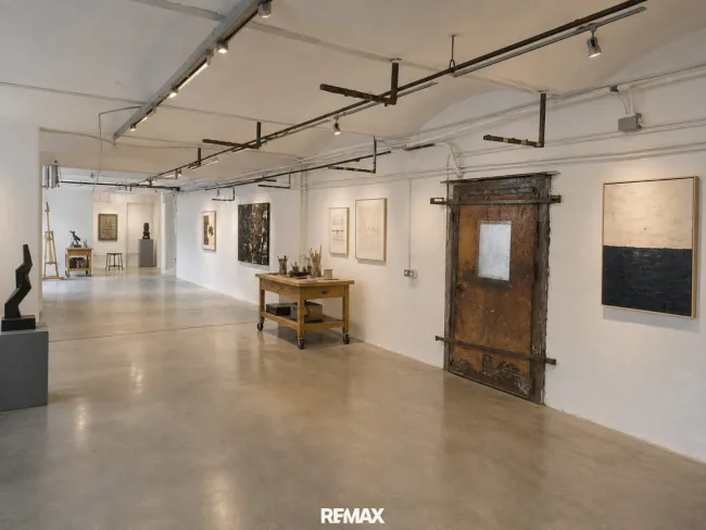 Bespiel Konzept Kunst Gallerie & Atelier, KI-Generiert