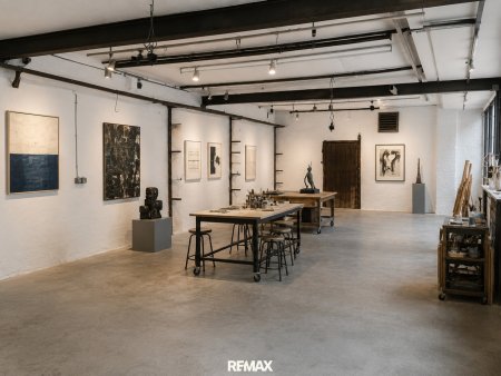 Bespiel Konzept Kunst Gallerie & Atelier, KI-Generiert