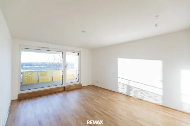 Loggia mit Blick ins Grüne