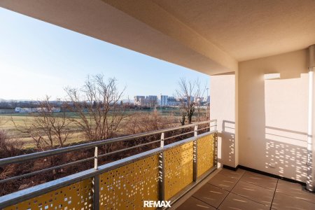 Loggia mit Blick ins Grüne