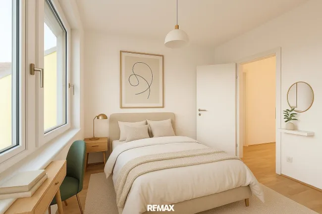 Schlafzimmer 2, Homestaging