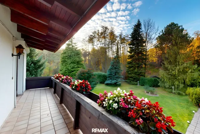 15 Balkon Richtung Wald