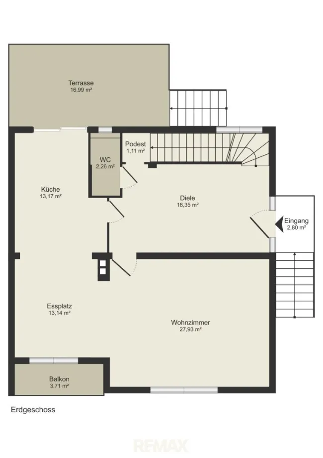 Plan Erdgeschoss