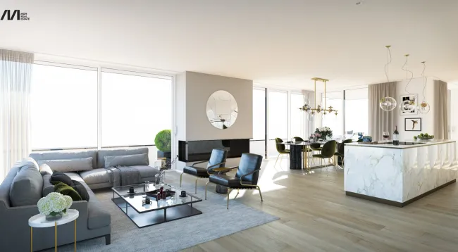 Traumhafte Terrassenwohnung über den Dächern der Stadt - Bild